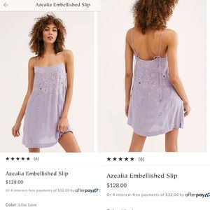 Free People Azealia Embellished Slip